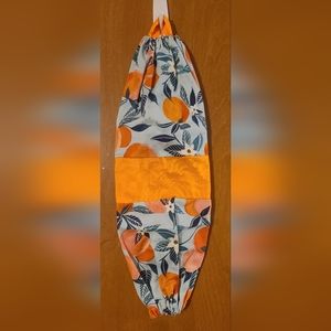 Peach Bag Holder (for plastic grocery bags)